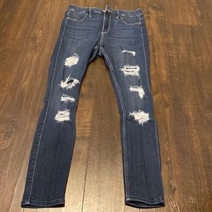 Hollister curvy high rise jean leggings 5S width 27, length 26